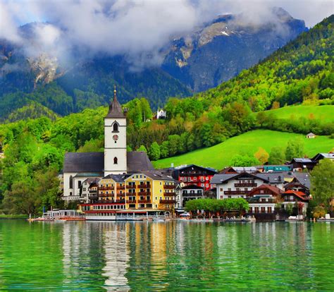Enjoy The Refreshing Air Of The Alps And Walk Along The Streets Of