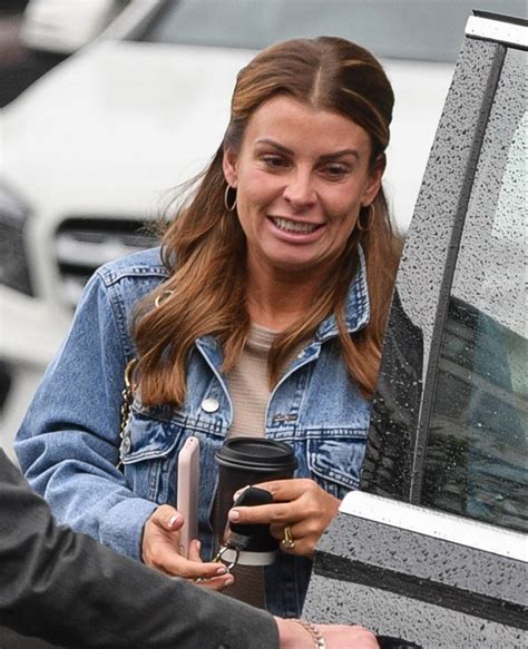 Coleen Rooney Leaving Her Hotel In Manchester Gotceleb