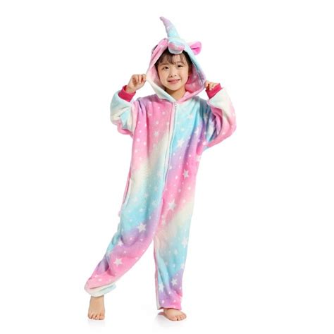 Rainbow Unicorn Onesie Pajamas For Kids And Toddler Animal Onesies