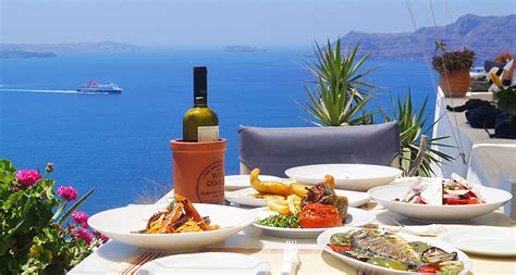 218° Cafe Restaurant In Santorini Santorini Restaurant Cafe Oia