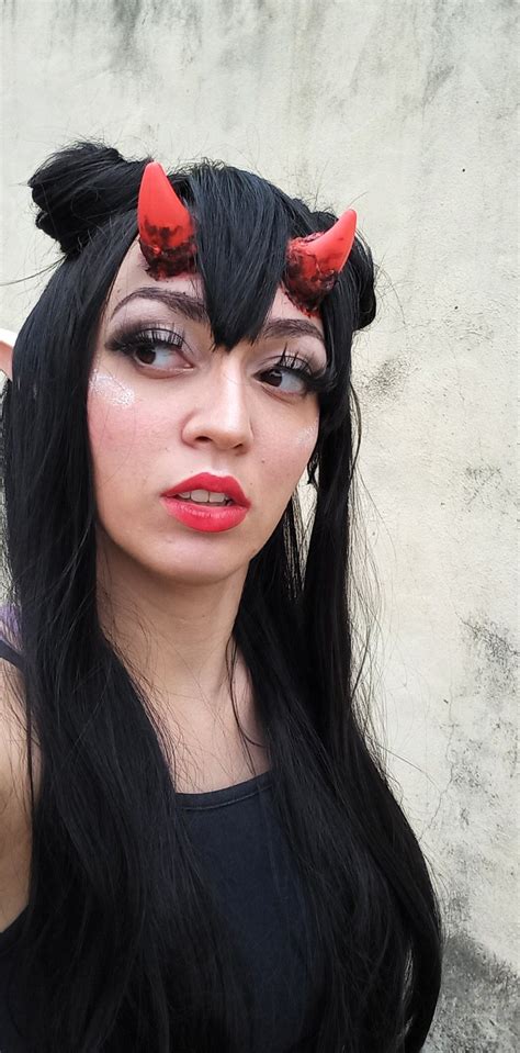 evil demon girl cosplay halloween annekeyes23 evil demons demon girl halloween face makeup