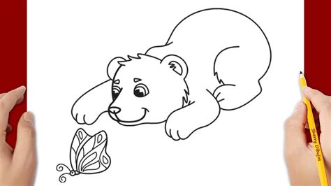 Cómo dibujar un oso bebé YouTube