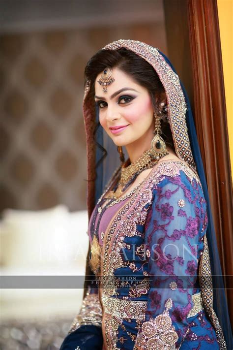 Top 5 Blue Pakistani Bridal Dress 2016 Just Bridal