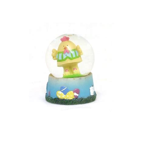 Gisela Graham Snow Globe 82039 Easter Chick Ts From Ahernes Of