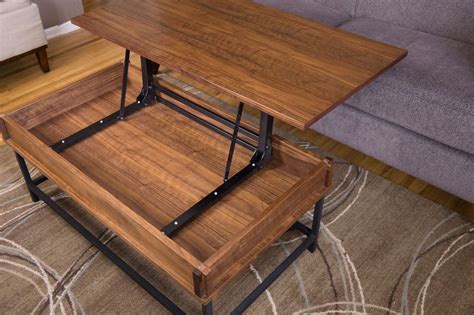 Hinged Coffee Table That Top Lifts • Display Cabinet