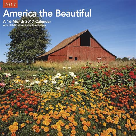 America The Beautiful Wall Calendar 2017 Mead 9781682092453 Amazon