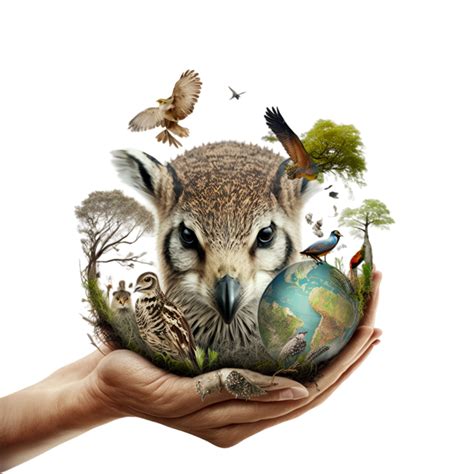 Earth Day Or World Wildlife Day Concept Save Our Planet Protect Green