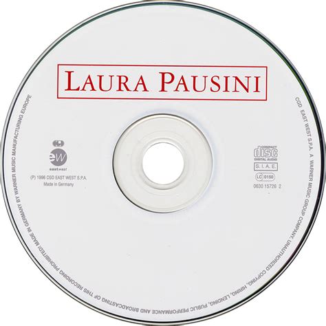 Carátula Cd De Laura Pausini Las Cosas Que Vives Portada