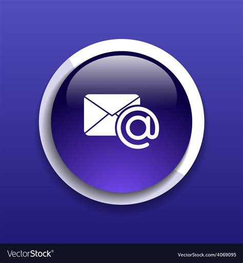 Email Icon Outbox Flat Box Inbox Royalty Free Vector Image