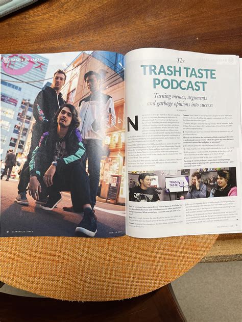 What!??!!? Trash Taste in a MAGAZINE??!! : r/TrashTaste