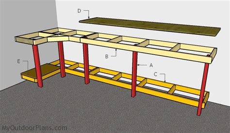 Garage Workbench Plans Myoutdoorplans Free Woodworking Plans And