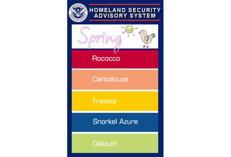 Dhs To End Color Coded ‘threat Level Advisories Wired