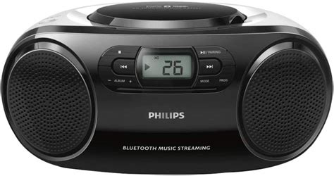Philips Portable Cd Player Boombox Bluetooth Stereo Sound