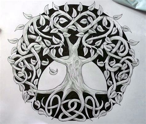 Celtic Tree Of Life Celtic Tree Of Life Thicker 250m Mylar Stencil 6