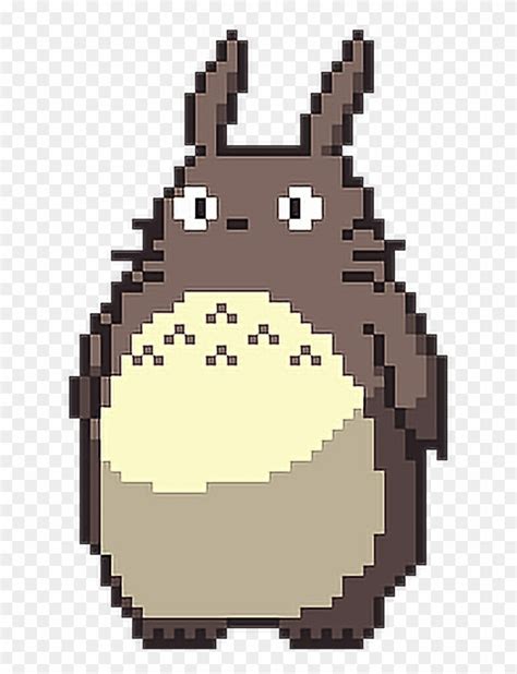 Totoro Pixel Art Transparent Hd Png Download 1024x1024 35763 Pinpng