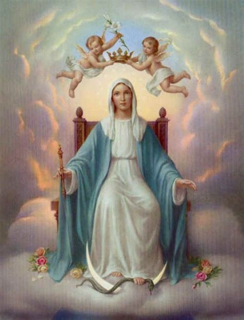 Queen Of Heaven Santisima Virgen Virgen María Santísima Virgen María