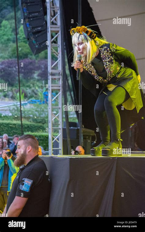 Eden Project Cornwall Uk 24th June 2017 New Wave Icons Blondie