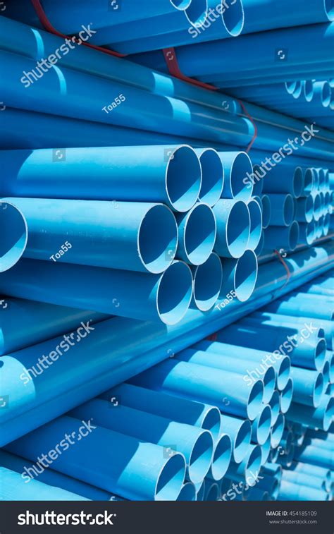 Pvc Pipes Stacked Warehouse Stock Photo 454185109 Shutterstock