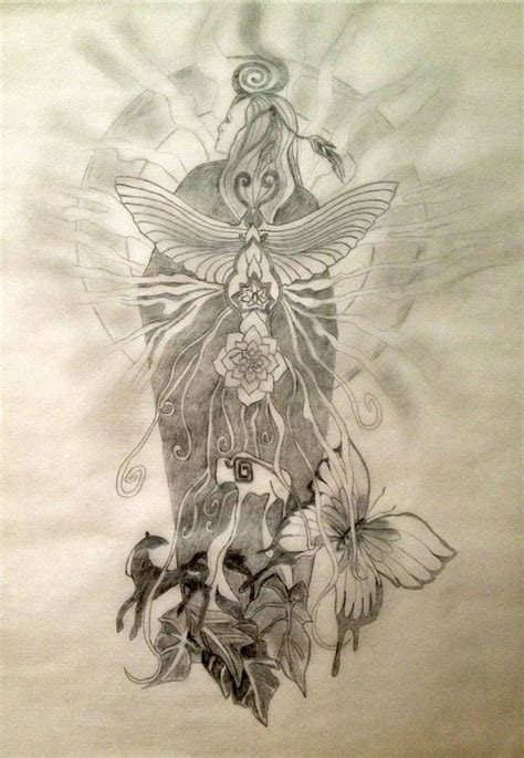 Native American Indian Sacred Soul Tapestry Tattoo Design Tania Marie