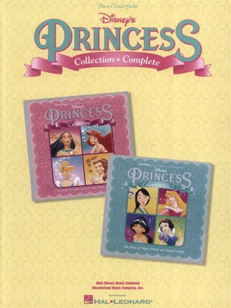 Disneys Princess Collection Complete Acheter Dans La Boutique De Partitions De Stretta