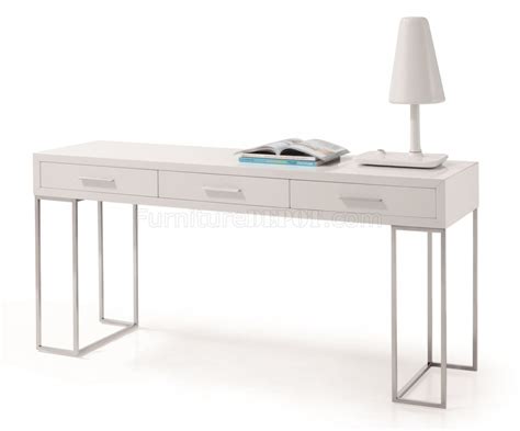 Sg02 Modern Office Desk By Jandm In White W3 Drawers