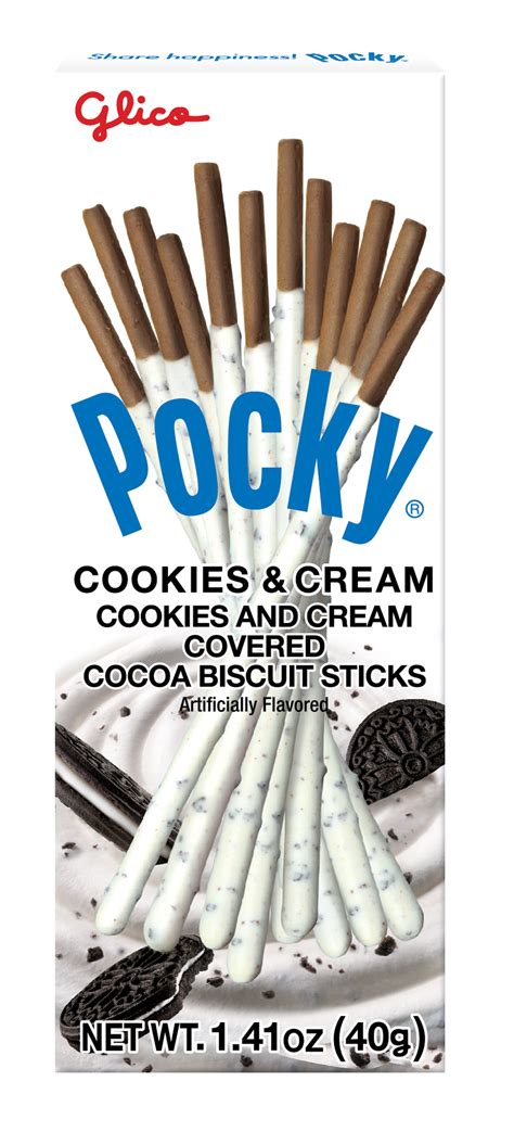 Pocky Cookies And Cream 1 41oz Ezaki Glico Usa Corporation