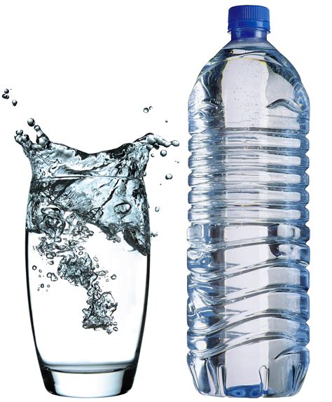 Download Water Cup Water Bottle Royalty Free Stock Illustration