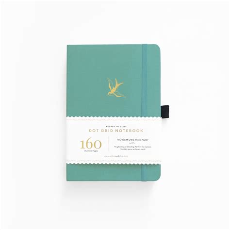 A5 Gliding Swallow Dot Grid Notebook Archer And Olive Dot Grid