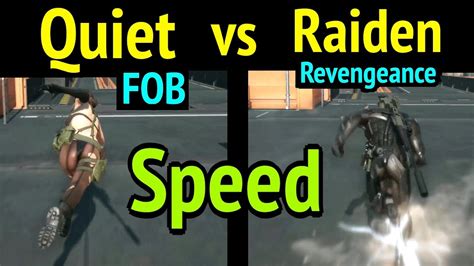 Quiet Vs Raiden Revengeance Fob Speed Racing In Mgsv Phantom Pain