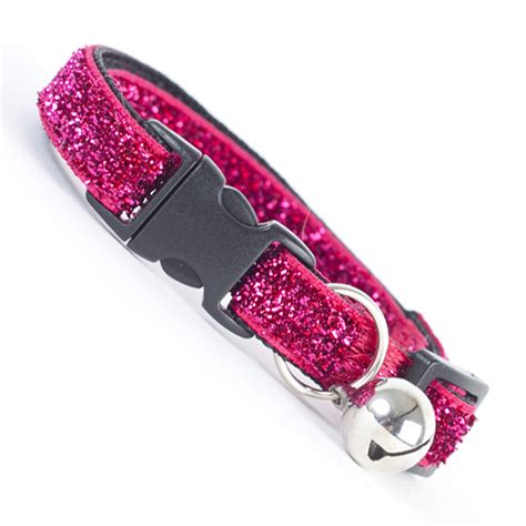 29 results for cool cat collar. Pink Glitter Velvet Safety Cat Collar With Bell