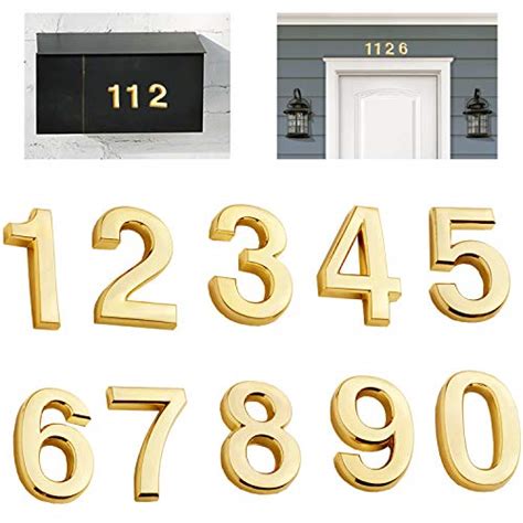 How To Buy The Best Mailbox Numbers 2 Inches Gold Regmain Reviews