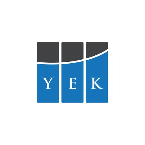 Yek Letter Logo Design On White Background Yek Creative Initials