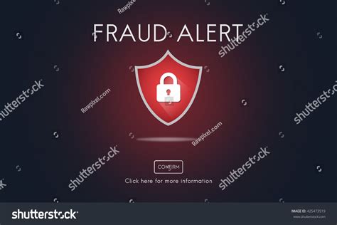 Fraud Scam Phishing Caution Deception Concept Stock Illustration 425473519