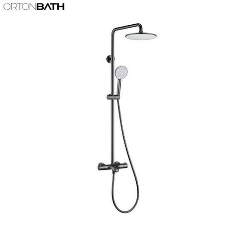 Ortonbath Brushed Nickle Gold Black Brass Stainless Steel Round Square