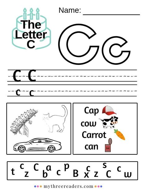 Letter C Printables Free Preschool Letters Letter C Worksheets