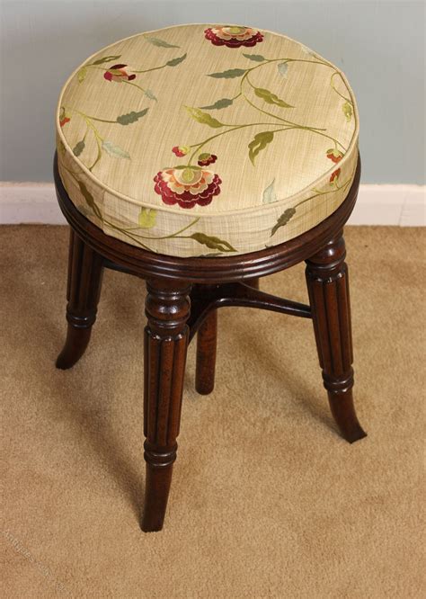 Antique Dressing Table Stool , Piano Stool, - Antiques Atlas