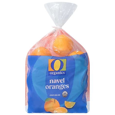 O Organics Navel Oranges In Bag 3 Lb Randalls