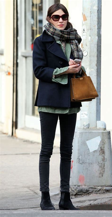 Alexa Chung Wraps Up In Cool Winter Layers For Brunch In New York Huffpost Uk Style