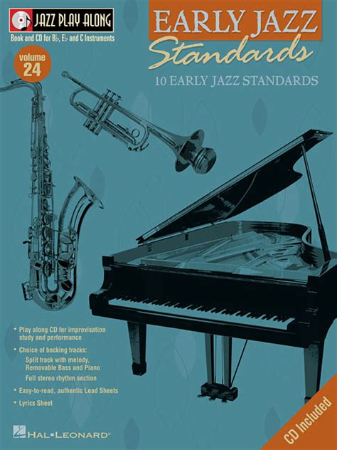 Early Jazz Standards Jazz Play Along Volume 24 Willis Music Store