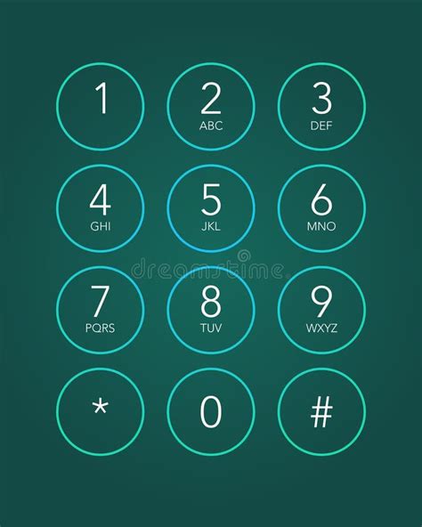 Style Keypad Stock Illustrations 9325 Style Keypad Stock