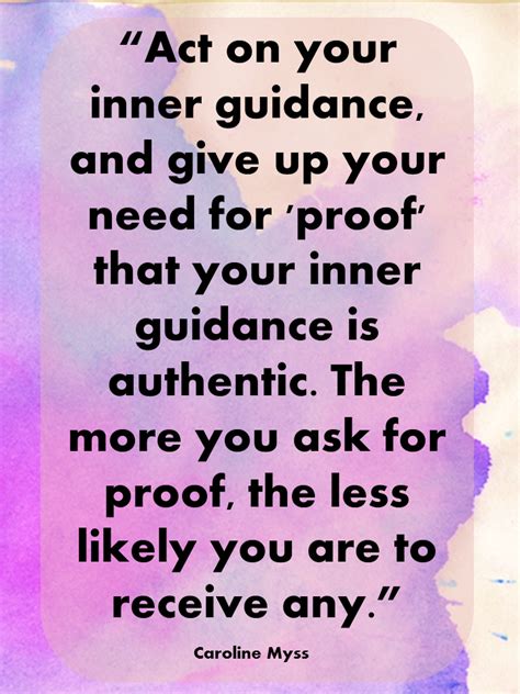Trust Your Inner Guidance Myss Inner Guidance Intuition