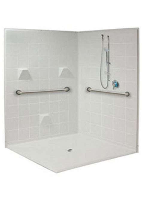 Choosing the perfect decor in impartial colours is essential to allow the person working with the bathe have an excellent showering expertise. Three Piece 61 in. x 61 in. Wheelchair Accessible Corner ...