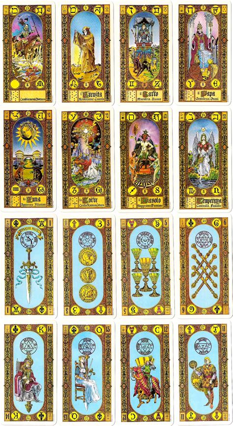 In the late 18th century, some tarot decks began to be used for divination via tarot card reading and cartomancy leading to cust. Stairs of Gold Tarot - The World of Playing Cards