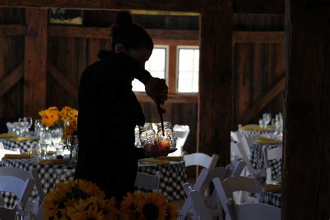 Riverside Farm Vermont Sarahs Autumn Wedding Sunflowers In The
