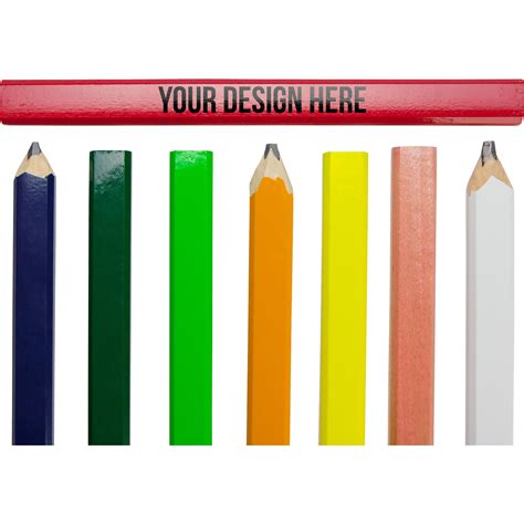 Carpenter Pencils 7 9 Colors Available 117 Ea 72 Qty