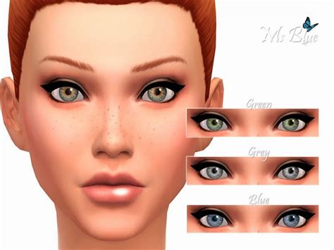 Sims 4 Cc Sims 4 Authentic Eyes Brown
