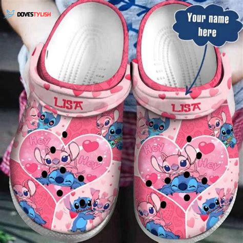 Custom Stitchlilo Cartoon Slippers Shoes Personalized Clogs Dovestylish