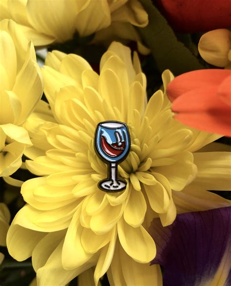 Wine Bottle And Wine Glass Pins Wine Lover Quirky Etsy