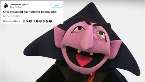 The Sesame Street Count Von Count Twitter Account Is A Great Joke