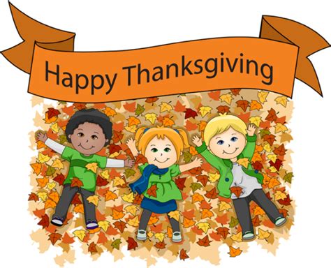 Download High Quality Happy Thanksgiving Clipart School Transparent Png